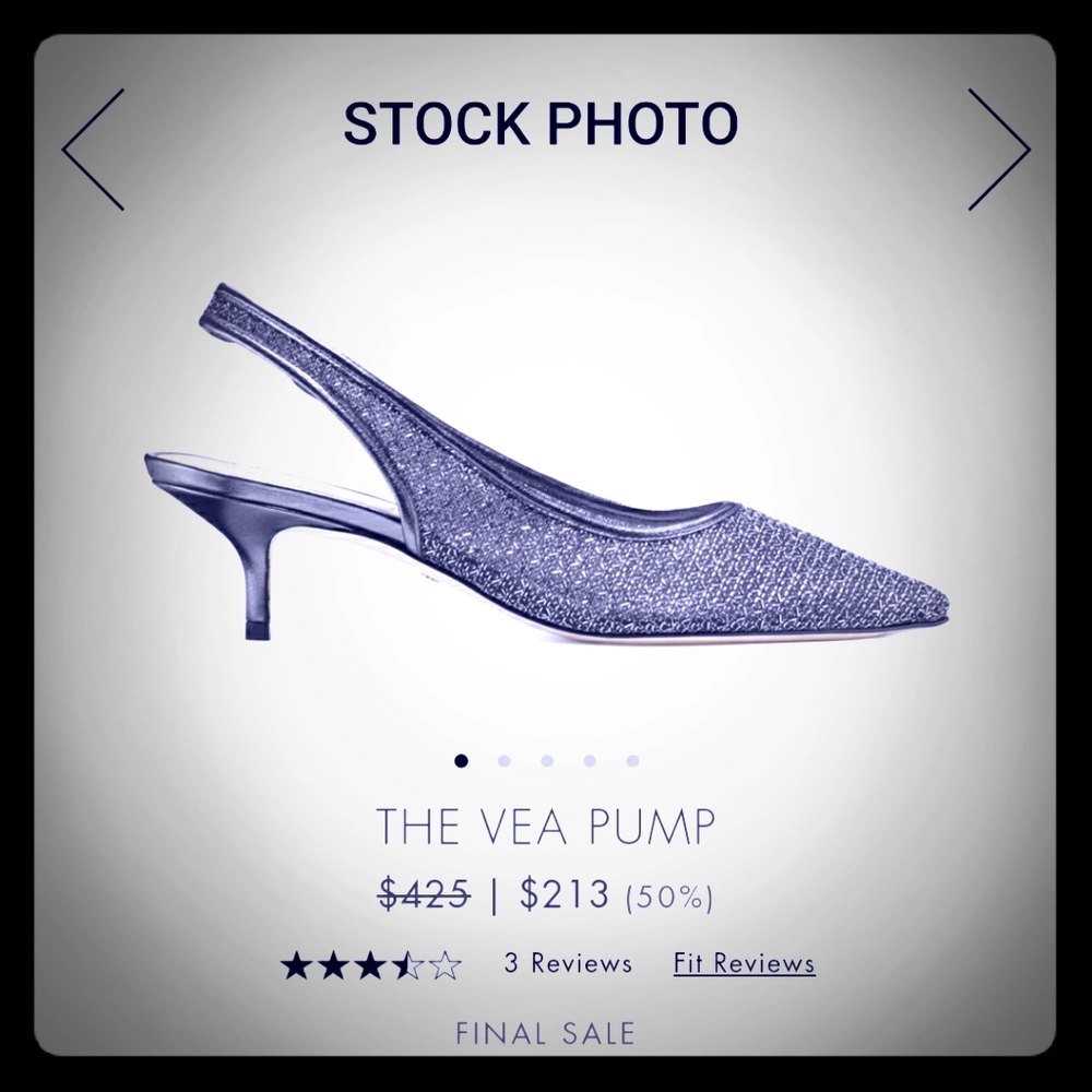 Stuart Weitzman Gold and Silver Vea Pumps SZ 81/2M
